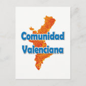 Valencian Community Briefkaart (Voorkant)