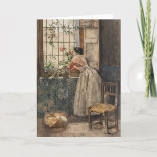 Valenciana a la Reja   Joaquín Sorolla Kaart