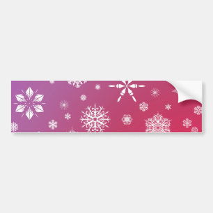 Valende sneeuw bumpersticker