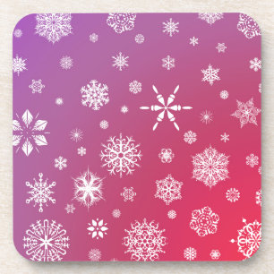 Valende sneeuw drankjes onderzetter