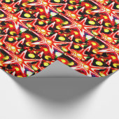 Valende sterren cadeaupapier (Hoek)