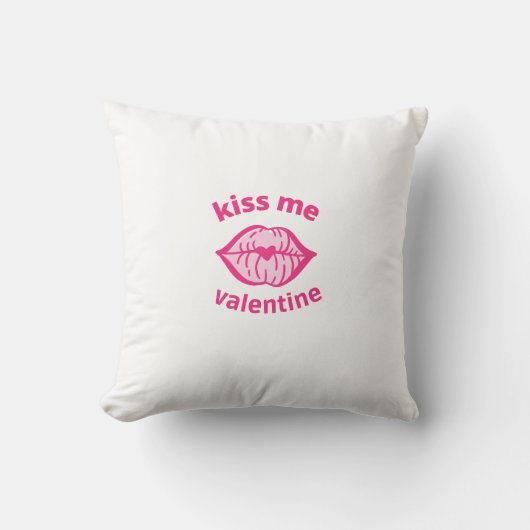 valenitien kus me grappig Sierkussen (Voorkant)