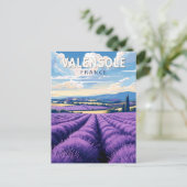 Valensole Frankrijk Reizen Kunst Vintage Briefkaart (Staand voorkant)