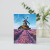Valensole Lavender Fields Provence Frankrijk Briefkaart (Staand voorkant)