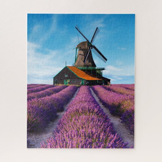 Valensole Lavender Fields Provence Frankrijk Legpuzzel (Verticaal)
