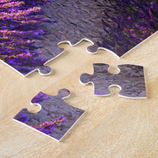 Valensole Lavender Fields Provence Frankrijk Legpuzzel (Zijkant)