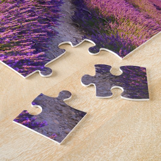 Valensole Lavender Fields Provence Frankrijk Legpuzzel (Zijkant)