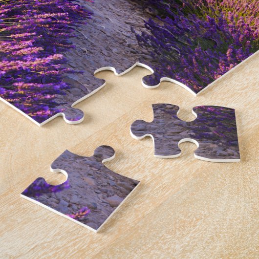Valensole Lavender Fields Provence Frankrijk Legpuzzel (Zijkant)