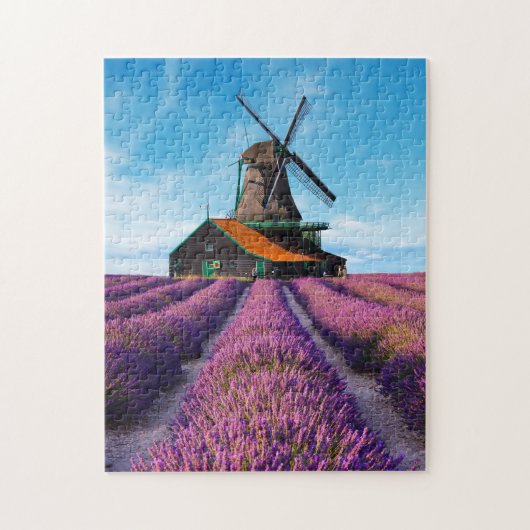 Valensole Lavender Fields Provence Frankrijk Legpuzzel (Verticaal)