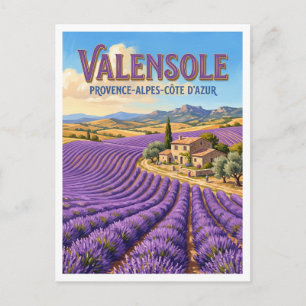 Valensole Plateau Frankrijk Briefkaart
