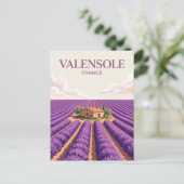 Valensole-plateau Frankrijk Briefkaart (Staand voorkant)