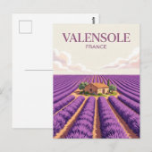 Valensole-plateau Frankrijk Briefkaart (Voorkant / Achterkant)