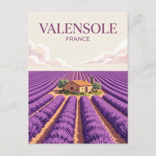 Valensole-plateau Frankrijk Briefkaart (Voorkant)