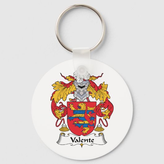 Valente Family Crest Sleutelhanger (Voorkant)