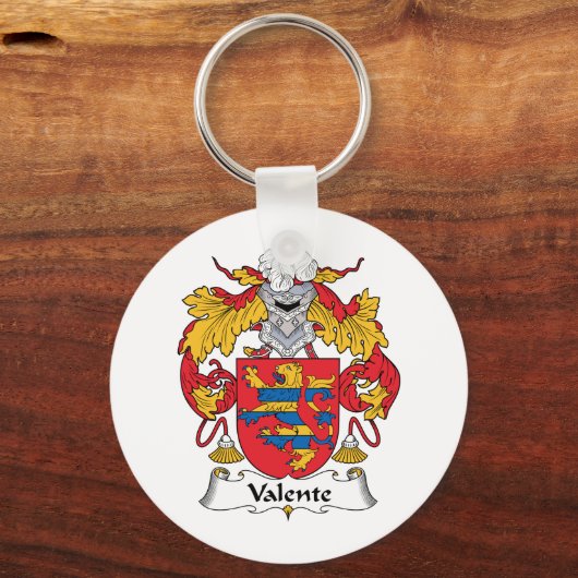 Valente Family Crest Sleutelhanger (Voorkant)
