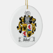 Valenti Family Crest Keramisch Ornament (Rechts)