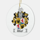 Valenti Family Crest Keramisch Ornament (Links)