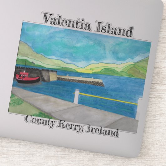 Valentia Island Sticker (Detail)