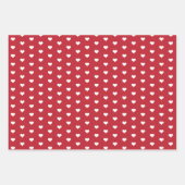 Valentien's day hartpatroon inpakken papieren blad inpakpapier vel (Voorkant 2)