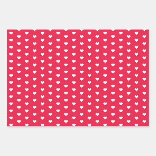 Valentien's day hartpatroon inpakken papieren blad inpakpapier vel (Voorkant 2)