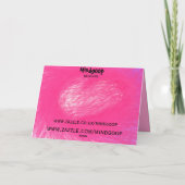 valentijn 1 abstracte kunst Valentijnsdag kaart (Achterkant)