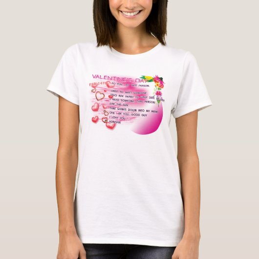 Valentijn 2026 -ENG Dames Shirt (Voorkant)