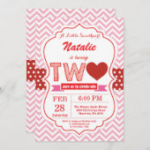 Valentijn 2e verjaardag Kleine Lieverd Kaart (Voorkant / Achterkant)