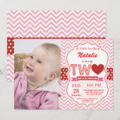 Valentijn 2e verjaardag Kleine Lieverd Kaart (Voorkant / Achterkant)