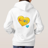 Valentijn 3D mengen en aanpassen Hoodie (Achterkant)