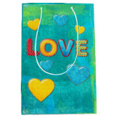 Valentijn 3D mengen en aanpassen Medium Cadeauzakje (Voorkant)