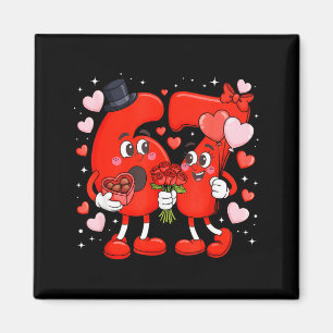 Valentijn 67 Meme Grappig Zes Zeven Liefde Hartjes Magneet