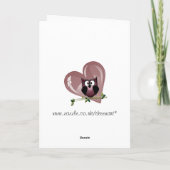 Valentijn aan mijn ex-echtgenoot, wenskaart feestdagen kaart (Achterkant)