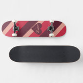 Valentijn Aangepaste monogram skateboards (Horizontaal)