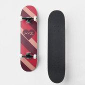 Valentijn Aangepaste monogram skateboards (Voorkant)