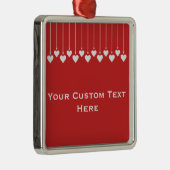 Valentijn Aangepaste ornamenten voor hart (Rechts)