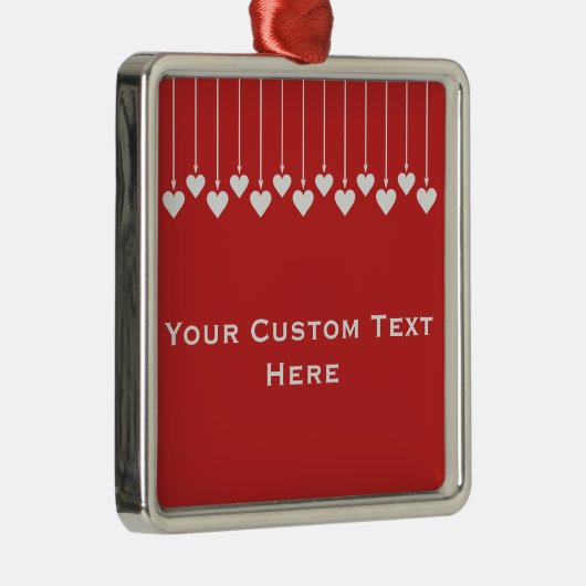 Valentijn Aangepaste ornamenten voor hart (Rechts)