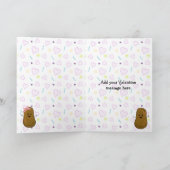 Valentijn Aardappel Gepersonaliseerd Feestdagen Kaart (Binnen)