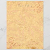 Valentijn Abstract Floral Briefpapier (Achterkant)