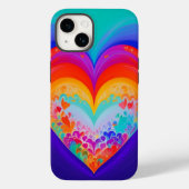 Valentijn Abstracte harten Case-Mate iPhone Case (Achterkant)