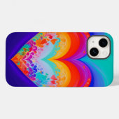 Valentijn Abstracte harten Case-Mate iPhone Case (Achterkant (horizontaal))