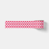 Valentijn achtergrond met hart liefde grosgrain lint (Voorkant)