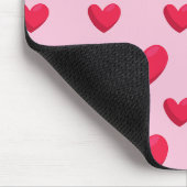 Valentijn achtergrond met hart liefde muismat (Hoek)