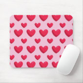 Valentijn achtergrond met hart liefde muismat (Met muis)
