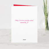 Valentijn Anagramskaart Feestdagen Kaart (Achterkant)