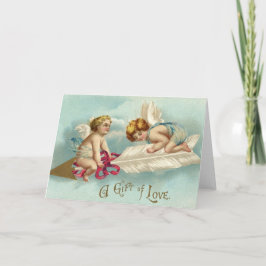 Valentijn Angel Cherubs Feestdagen Kaart