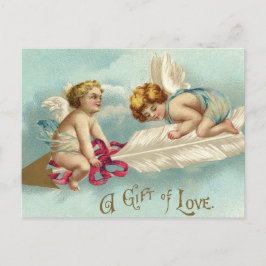 Valentijn Angel Cherubs Feestdagenkaart