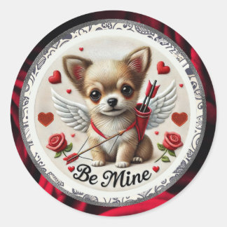Valentijn Angel Chihuahua Stickers - Wees de mijne