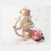 VALENTIJN ANGEL FLEECE DEKEN (Voorkant (Horizontaal))