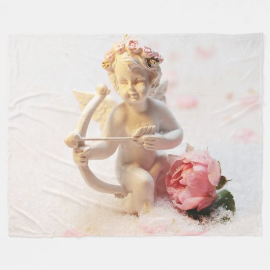 VALENTIJN ANGEL FLEECE DEKEN (Voorkant (Horizontaal))