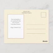  Valentijn Angel met Golden Harp Briefkaart (Achterkant)